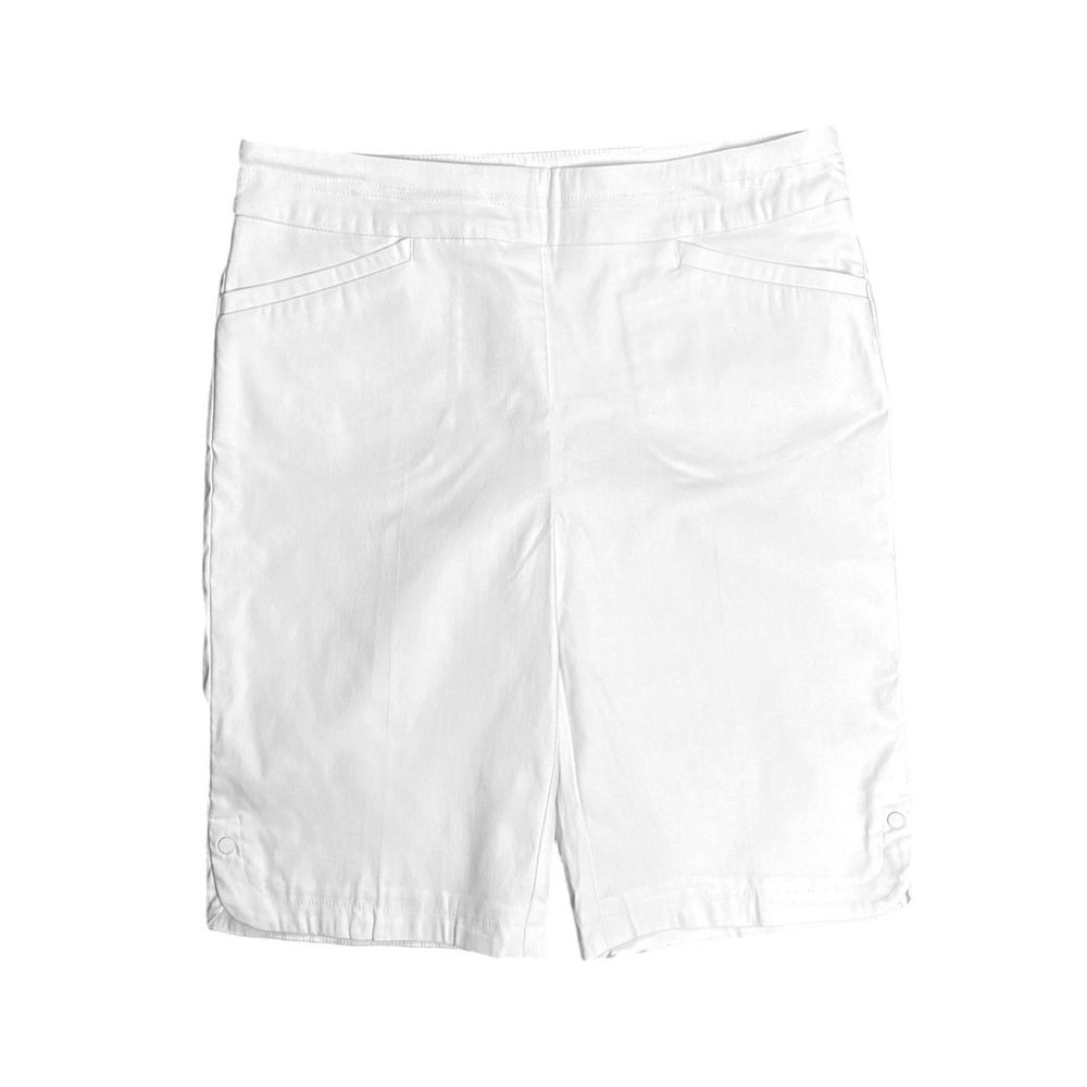 Tribal White Women's Bermuda Shorts